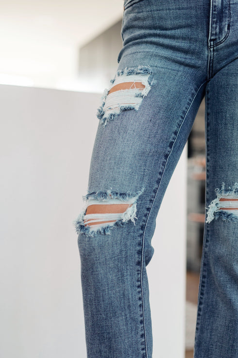 Judy blue O'Hara Destroyed Straight Jeans