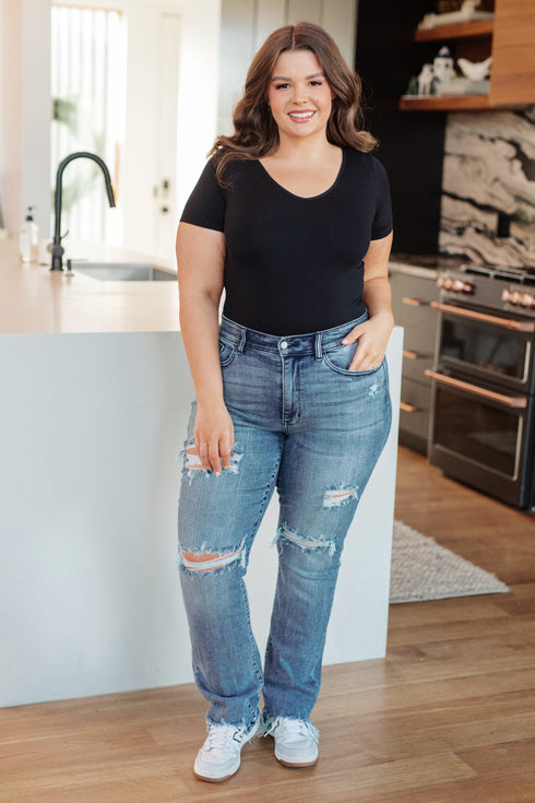 Judy blue O'Hara Destroyed Straight Jeans