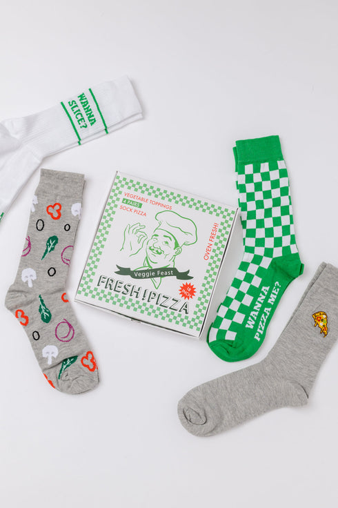 Veggie Pizza Sock Set - LISA MARIE BOUTIQUE