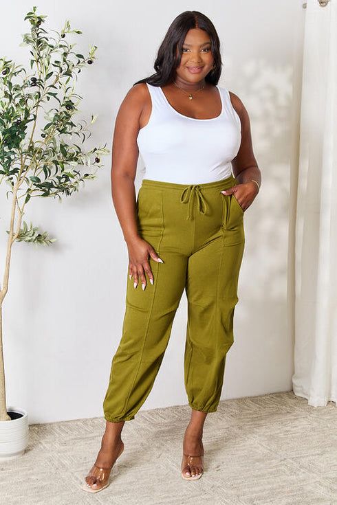 Culture Code Drawstring Sweatpants with pockets - LISA MARIE BOUTIQUE