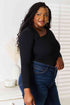 Basic Bae Asymmetrical Neck Long Sleeve Top - LISA MARIE BOUTIQUE
