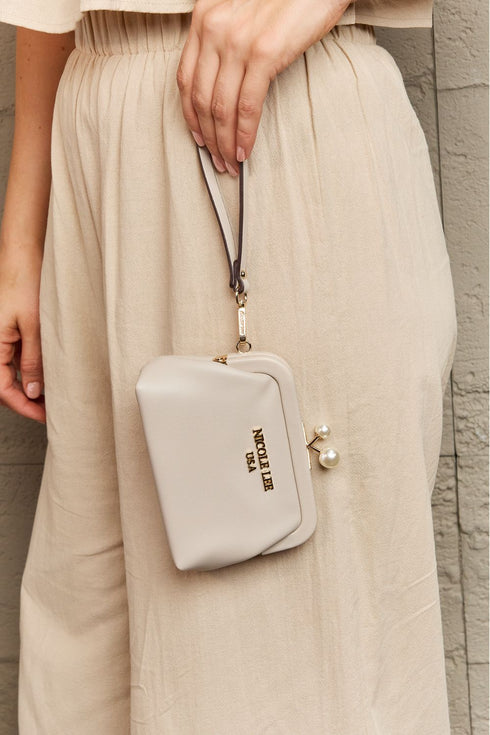 Nicole Lee USA Elise Pearl Coin Purse - LISA MARIE BOUTIQUE