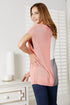 Double Take Color Block V-Neck Knit Top - LISA MARIE BOUTIQUE