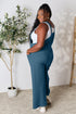 Wide Strap Overall with Pockets - LISA MARIE BOUTIQUE
