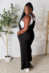 Wide Strap Overall with Pockets - LISA MARIE BOUTIQUE