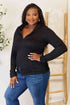 Culture Code Exposed Seam Long Sleeve Hoodie - LISA MARIE BOUTIQUE