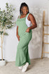 Wide Strap Overall with Pockets - LISA MARIE BOUTIQUE
