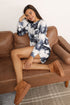 Double Take Tie-Dye Round Neck Top and Shorts Lounge Set - LISA MARIE BOUTIQUE