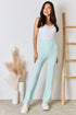 RISEN Full Size High Waist Ultra Soft Knit Flare Pants - LISA MARIE BOUTIQUE