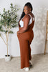Wide Strap Overall with Pockets - LISA MARIE BOUTIQUE