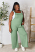 Wide Strap Overall with Pockets - LISA MARIE BOUTIQUE