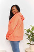 Double Take Quarter-Snap Dropped Shoulder Hoodie - LISA MARIE BOUTIQUE