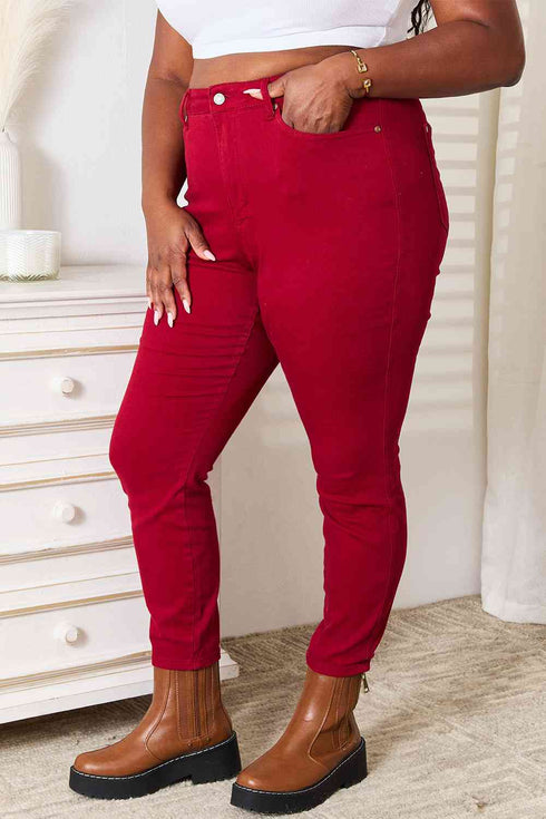 Judy Blue Full Size High Waist Tummy Control Skinny Jeans - LISA MARIE BOUTIQUE