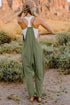 Double Take V-Neck Sleeveless Jumpsuit with Pocket - LISA MARIE BOUTIQUE