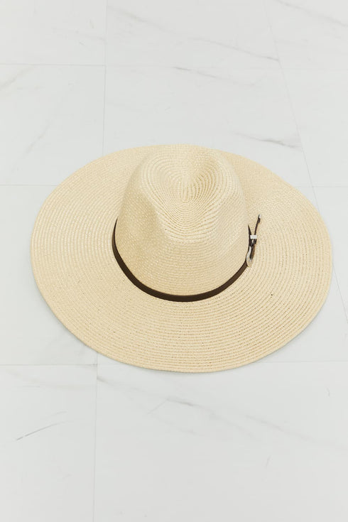 Fame Boho Summer Straw Fedora Hat - LISA MARIE BOUTIQUE