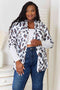 Double Take Leopard Long Sleeve Cardigan - LISA MARIE BOUTIQUE