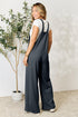 Wide Strap Overall with Pockets - LISA MARIE BOUTIQUE