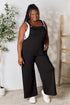 Wide Strap Overall with Pockets - LISA MARIE BOUTIQUE