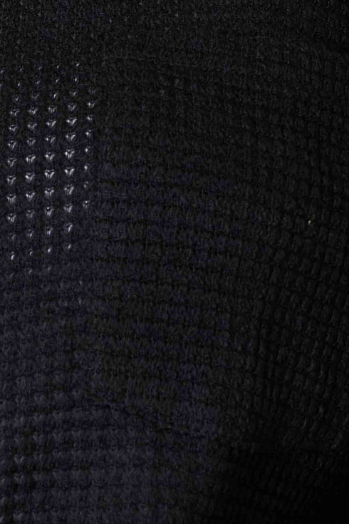 Double Take Waffle-Knit Collared Neck Dropped Shoulder Shirt - LISA MARIE BOUTIQUE