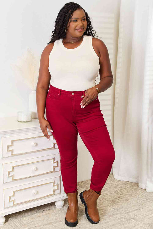 Basic Bae Full Size Round Neck Tank - LISA MARIE BOUTIQUE