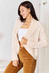 Double Take Open Front Long Sleeve Cardigan - LISA MARIE BOUTIQUE