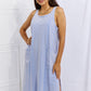 HEYSON Look Good, Feel Good Washed Sleeveless Casual Dress in Periwinkle