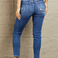 BAYEAS Mid Rise Distressed Slim Jeans